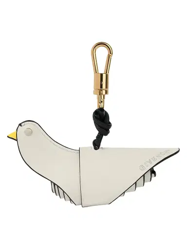 Givenchy Women's Lucky Bird Charm Bag in Leather - Ivory | Thumbnail 1