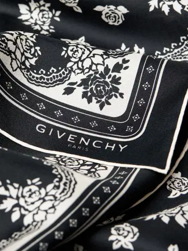 Givenchy Women's Bandana in Cotton and Silk | Thumbnail 2 Givenchy Women's Bandana in Cotton and Silk | Thumbnail 2