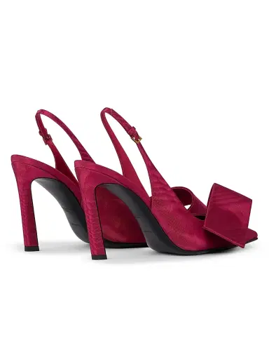 Givenchy Women's Twisted Ribbon Slingbacks Pumps | Thumbnail 4 Givenchy Women's Twisted Ribbon Slingbacks Pumps | Thumbnail 4