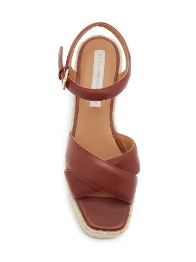 Stella McCartney Women's Elyse Espadrille Wedge Sandals - Natural Cherry - Size 10 | Thumbnail 6 Stella McCartney Women's Elyse Espadrille Wedge Sandals - Natural Cherry - Size 10 | Thumbnail 6