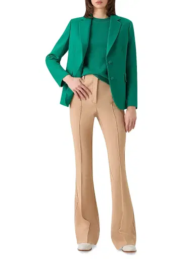 Akris Women's Daigon Cashmere Blazer - Tourmaline - Size 16 | Thumbnail 2 Akris Women's Daigon Cashmere Blazer - Tourmaline - Size 16 | Thumbnail 2