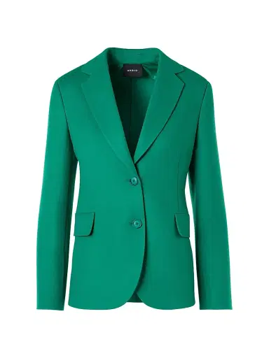 Akris Women's Daigon Cashmere Blazer - Tourmaline - Size 16 | Thumbnail 1 Akris Women's Daigon Cashmere Blazer - Tourmaline - Size 16 | Thumbnail 1