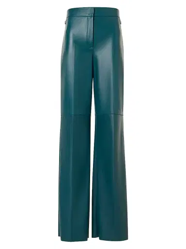 Akris Women's Fior Leather Straight Pants | Thumbnail 1 Akris Women's Fior Leather Straight Pants | Thumbnail 1