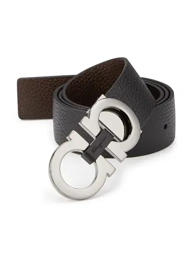 Ferragamo Men's Gancini Buckle Adjustable Cut-to | Thumbnail 1 Ferragamo Men's Gancini Buckle Adjustable Cut-to | Thumbnail 1