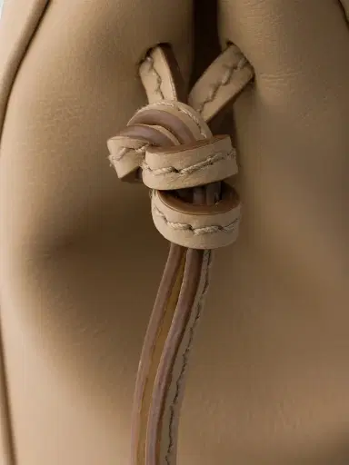 Prada Women's Carry Mini Leather Top Handle Bag - Beige Khaki | Thumbnail 5 Prada Women's Carry Mini Leather Top Handle Bag - Beige Khaki | Thumbnail 5