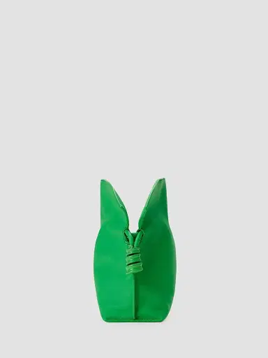 Loewe Women's Flamenco Coil Leather Clutch Bag - Clover Green | Thumbnail 5