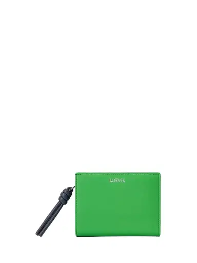 Loewe Women's Knot Leather Compact Bifold Wallet | Thumbnail 1 Loewe Women's Knot Leather Compact Bifold Wallet | Thumbnail 1
