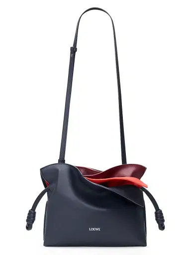 LOEWE Women's Flamenco Mini Layered Leather Clutch - Multicolor Deep Navy | Thumbnail 4 LOEWE Women's Flamenco Mini Layered Leather Clutch - Multicolor Deep Navy | Thumbnail 4