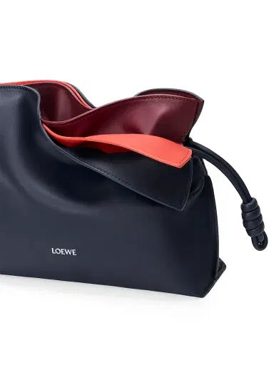 LOEWE Women's Flamenco Mini Layered Leather Clutch - Multicolor Deep Navy | Thumbnail 6 LOEWE Women's Flamenco Mini Layered Leather Clutch - Multicolor Deep Navy | Thumbnail 6