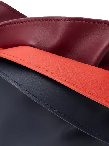 LOEWE Women's Flamenco Mini Layered Leather Clutch - Multicolor Deep Navy | Thumbnail 8 LOEWE Women's Flamenco Mini Layered Leather Clutch - Multicolor Deep Navy | Thumbnail 8