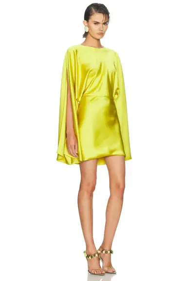 Norma Kamali Reverse Obie Long Sleeve Mini Dress | Thumbnail 2 Norma Kamali Reverse Obie Long Sleeve Mini Dress | Thumbnail 2