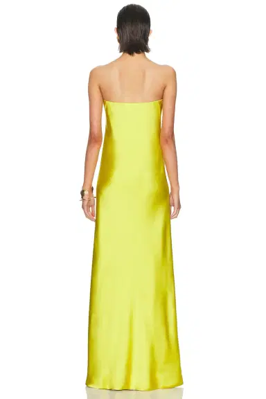 Norma Kamali Bias Strapless Gown | Thumbnail 3