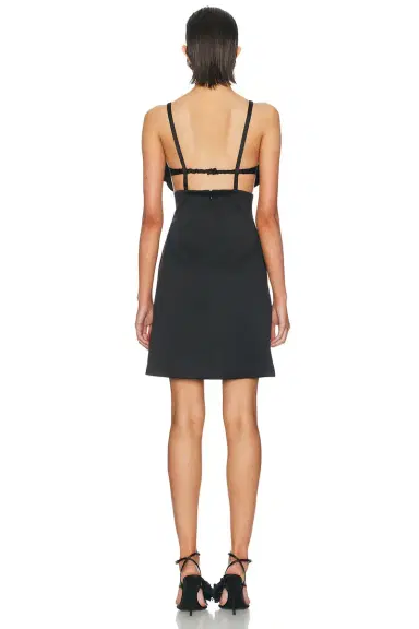 Marc Jacobs Satin Daisy Applique Dress | Thumbnail 3