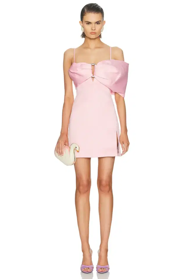 Satin Pop J Marc Bow Dress