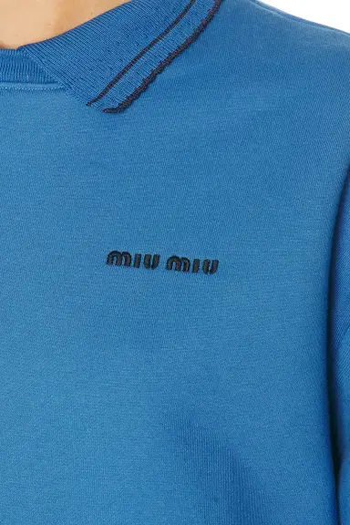 Miu Miu Felpa Top | Thumbnail 5 Miu Miu Felpa Top | Thumbnail 5
