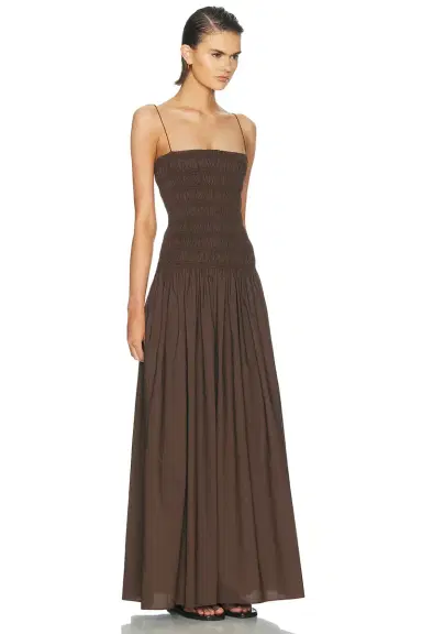 Matteau Shirred Drop Waist Dress | Thumbnail 2