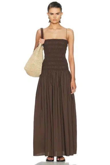 Matteau Shirred Drop Waist Dress | Thumbnail 1