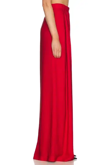 Ralph Lauren Collection Vannesa Full Length Pleated Pant | Thumbnail 3