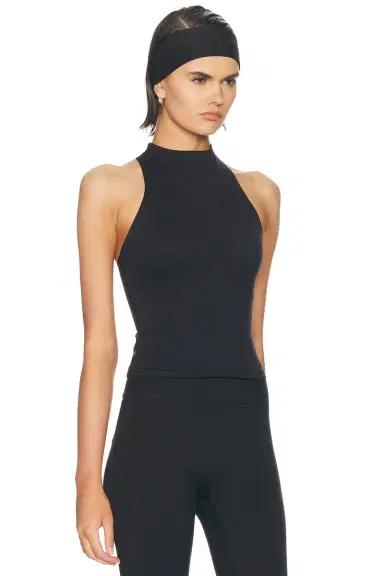 NikeSKIMS Matte Mock Neck Racer Tank Top | Thumbnail 2
