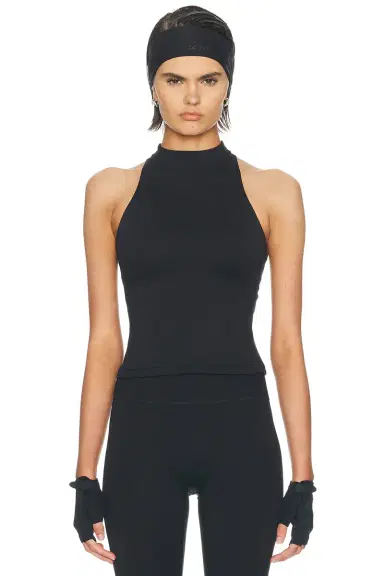 NikeSKIMS Matte Mock Neck Racer Tank Top | Thumbnail 1