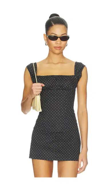 WeWoreWhat Cap Sleeve Ruched Cup Corset | Thumbnail 1 WeWoreWhat Cap Sleeve Ruched Cup Corset | Thumbnail 1