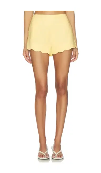 MINKPINK Grazia Scallop Hem Shorts | Thumbnail 1 MINKPINK Grazia Scallop Hem Shorts | Thumbnail 1