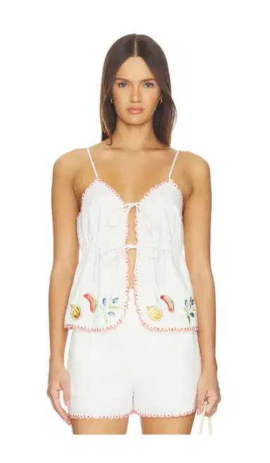 MINKPINK Santorini Embriodered Cami | Thumbnail 1 MINKPINK Santorini Embriodered Cami | Thumbnail 1