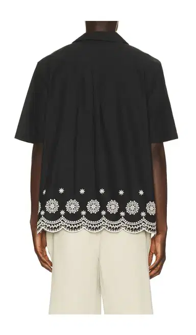 Les Deux Border Embroidery Shirt | Thumbnail 2 Les Deux Border Embroidery Shirt | Thumbnail 2