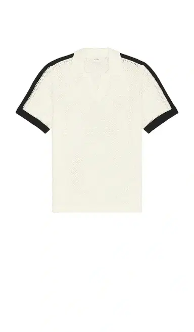 Les Deux Logo Grid Knitted Polo | Thumbnail 4 Les Deux Logo Grid Knitted Polo | Thumbnail 4