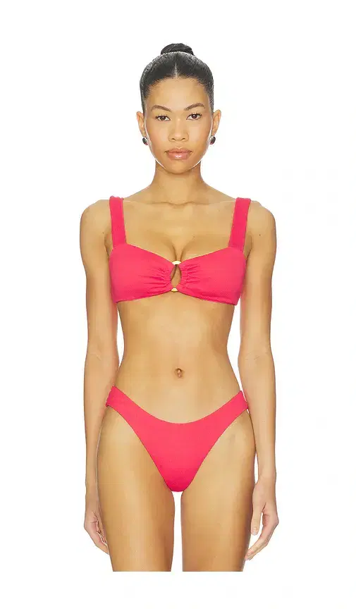 LSPACE Pucker Willow Top