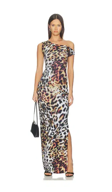 Norma Kamali Drop Shoulder Fitted Gown | Thumbnail 1