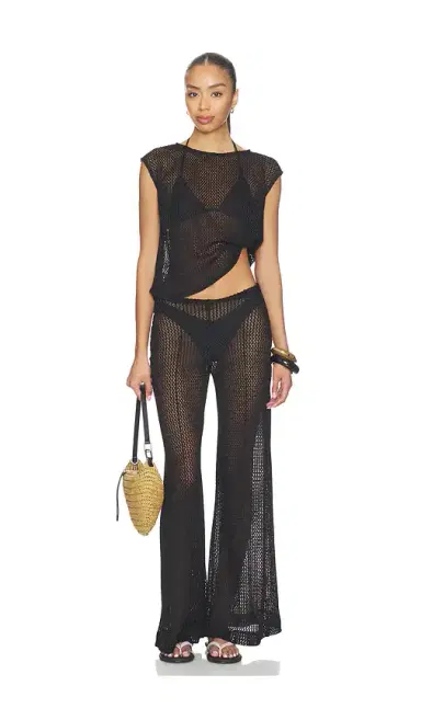Ripley Rader Fishnet Wide Leg Pant | Thumbnail 5 Ripley Rader Fishnet Wide Leg Pant | Thumbnail 5