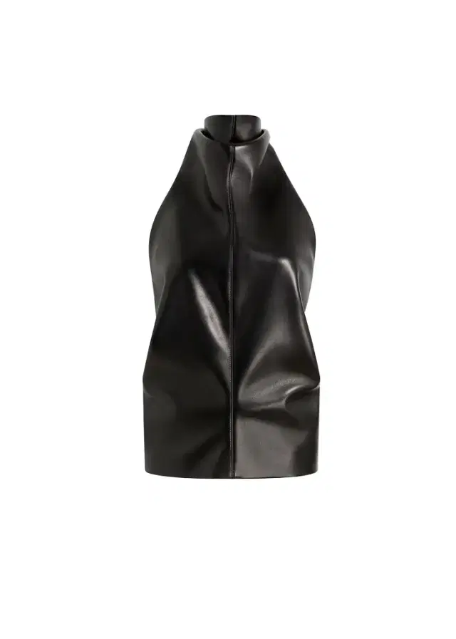 Rone Top In Black Leather