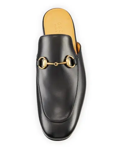 Gucci Kings Leather Horsebit Mule | Thumbnail 3