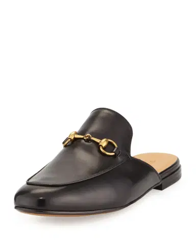 Gucci Kings Leather Horsebit Mule | Thumbnail 4