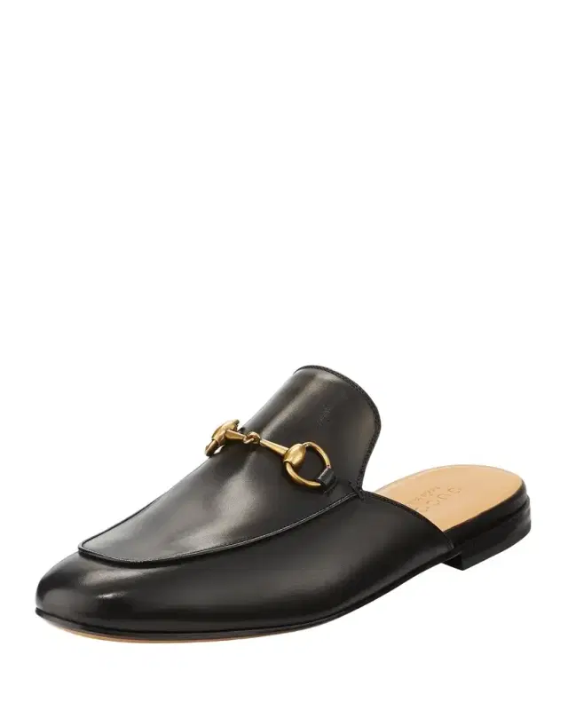 Kings Leather Horsebit Mule