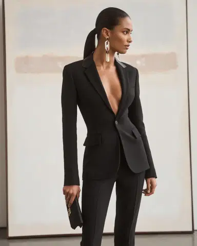 Ralph Lauren Collection Annie Skinny-Leg Crepe Pants | Thumbnail 6