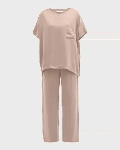 Lunya Washable Silk Tee Pant Set | Thumbnail 2 Lunya Washable Silk Tee Pant Set | Thumbnail 2