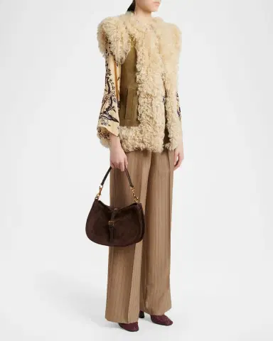 Etro Pegaso Coin Suede Shoulder Bag | Thumbnail 4