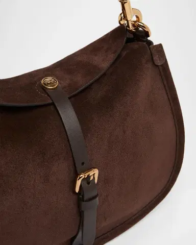 Etro Pegaso Coin Suede Shoulder Bag | Thumbnail 5