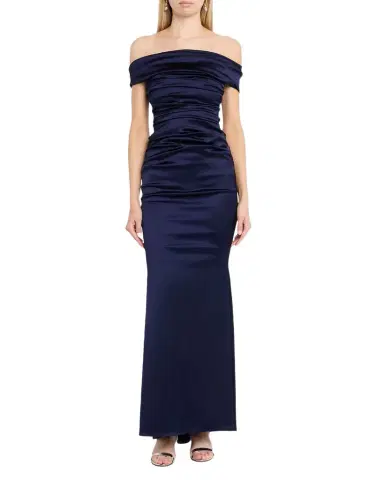 Talbot Runhof Soft Draped Long Gown | Thumbnail 1 Talbot Runhof Soft Draped Long Gown | Thumbnail 1