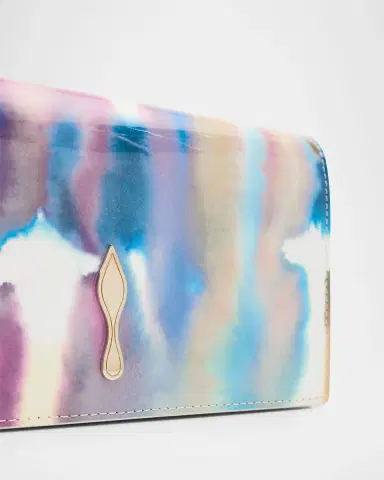 Christian Louboutin Bettina Tie Dye Wallet on Chain in Leather | Thumbnail 5 Christian Louboutin Bettina Tie Dye Wallet on Chain in Leather | Thumbnail 5