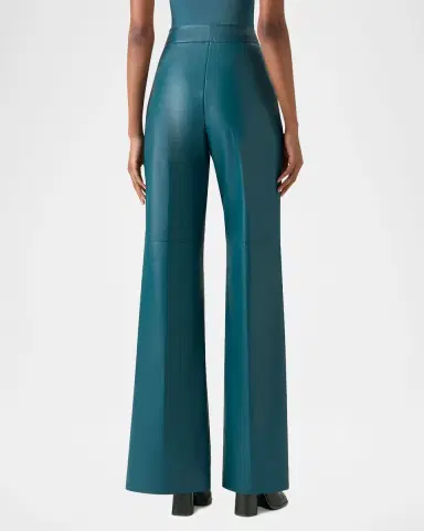 Akris Fior Nappa Leather Wide-Leg Pants | Thumbnail 2 Akris Fior Nappa Leather Wide-Leg Pants | Thumbnail 2