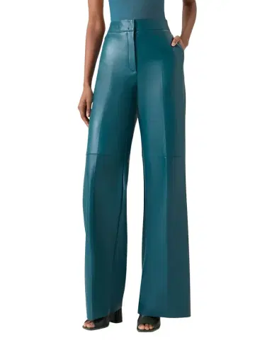 Akris Fior Nappa Leather Wide-Leg Pants | Thumbnail 1 Akris Fior Nappa Leather Wide-Leg Pants | Thumbnail 1