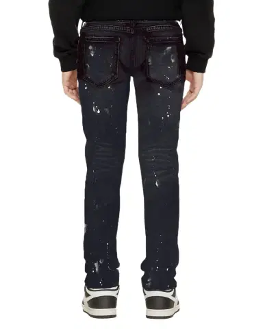 PURPLE Boy's Black Resin Skinny Jeans | Thumbnail 1 PURPLE Boy's Black Resin Skinny Jeans | Thumbnail 1