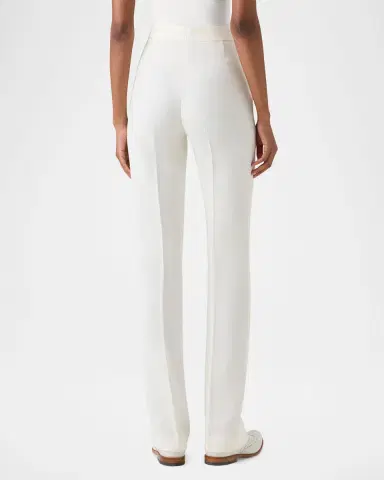 Akris Carl Linen-Wool Straight-Leg Pants | Thumbnail 2