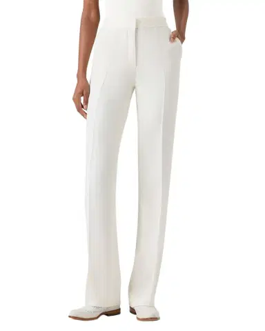 Akris Carl Linen-Wool Straight-Leg Pants | Thumbnail 1