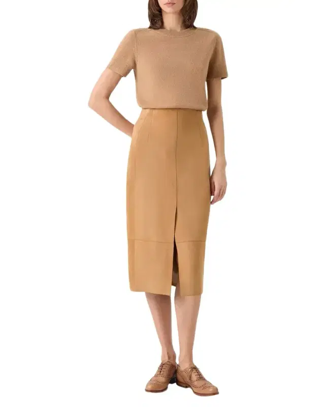 Cashmere Short Sleeve Knit Sweater