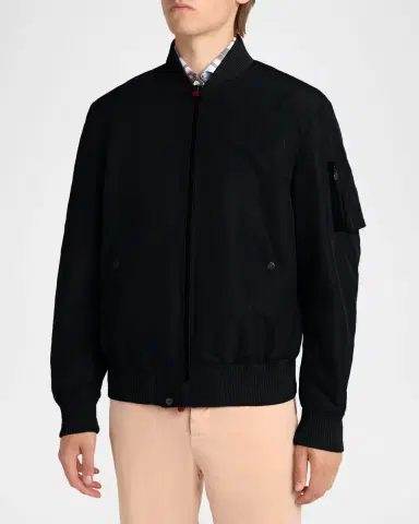 Kiton Men's Full-Zip Blouson | Thumbnail 3 Kiton Men's Full-Zip Blouson | Thumbnail 3