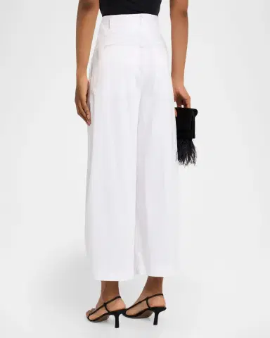 Altuzarra Wilson Double-Pleated Wide-Leg Ankle Pants | Thumbnail 2